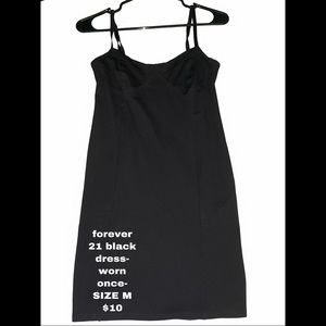 forever 21 black dress